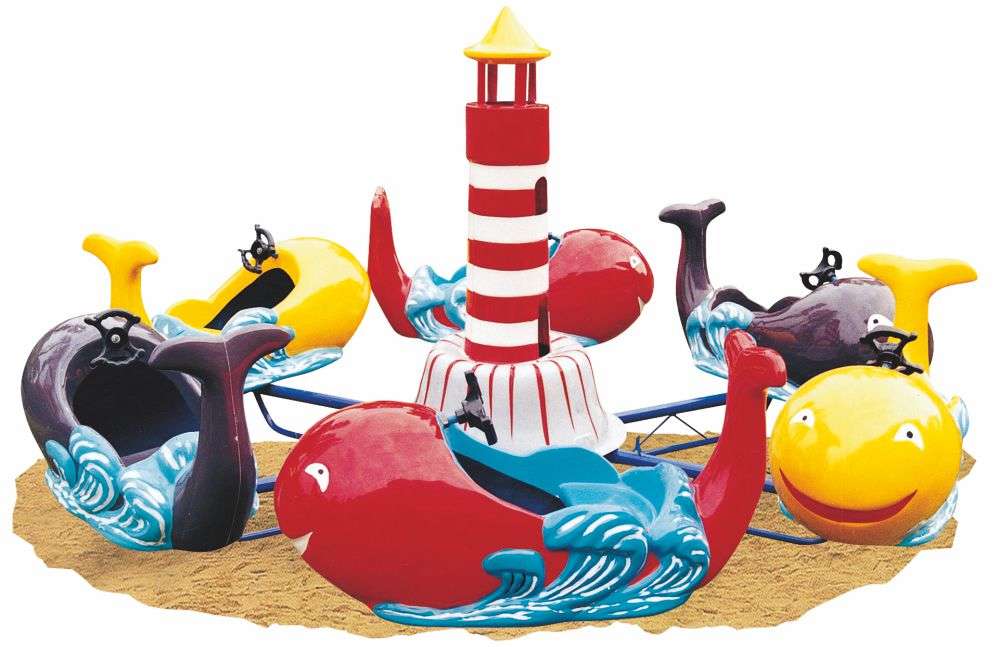 旋轉(zhuǎn)樂(lè)園 海塔大頭魚(yú)六座